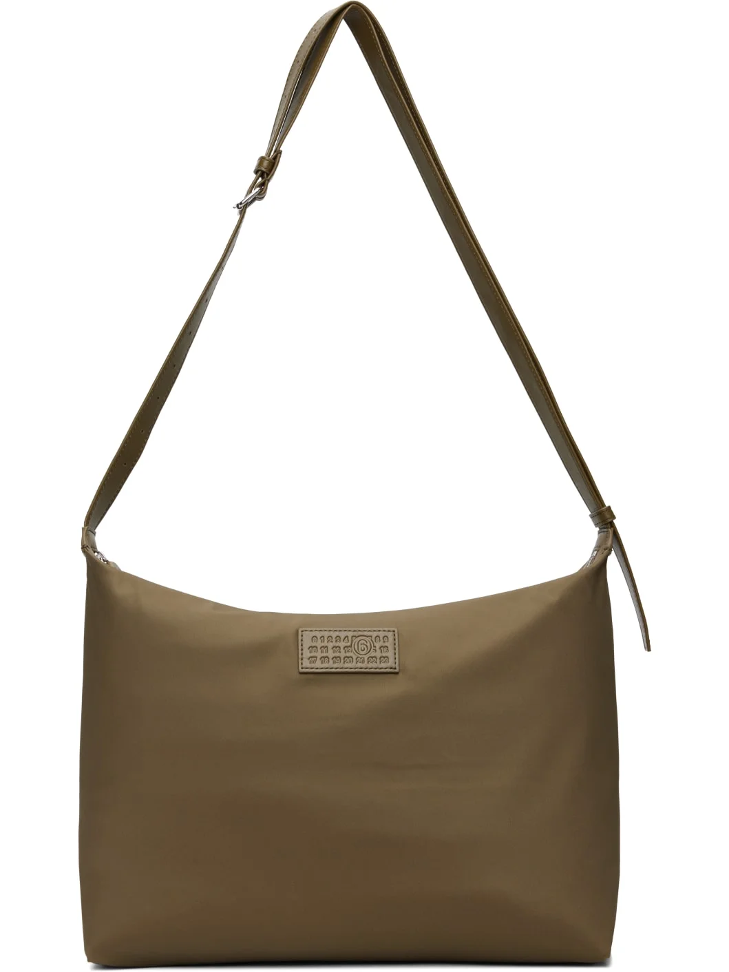 Khaki Numeric Crossbody Bag - 1