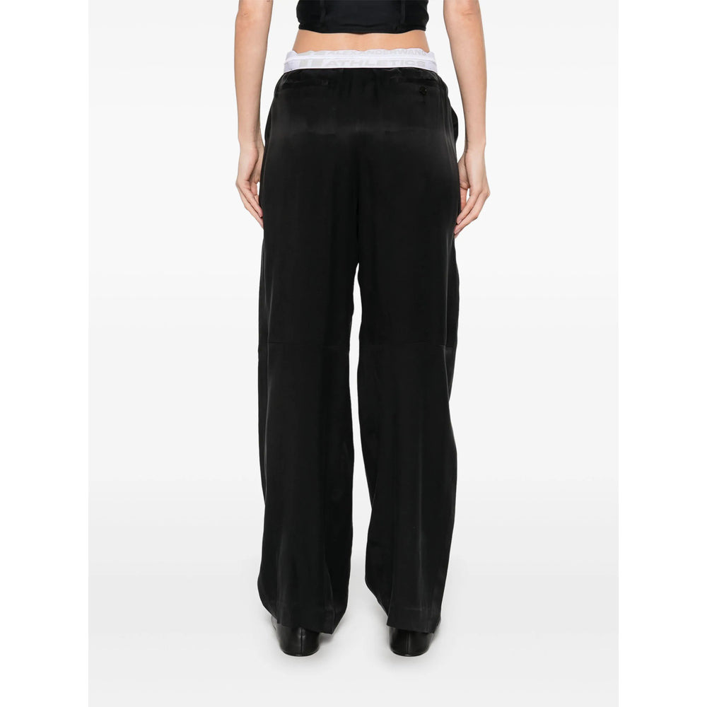 Alexander Wang Black Trousers - Straight Trousers Women - 3