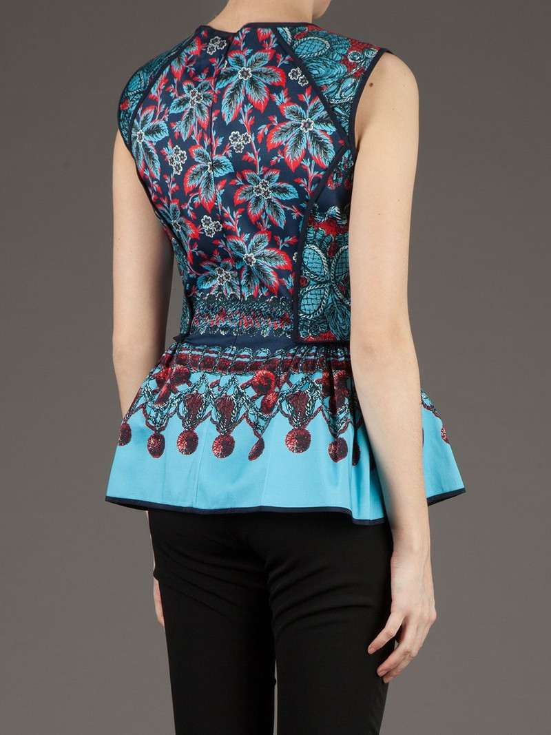 floral print peplum top 5