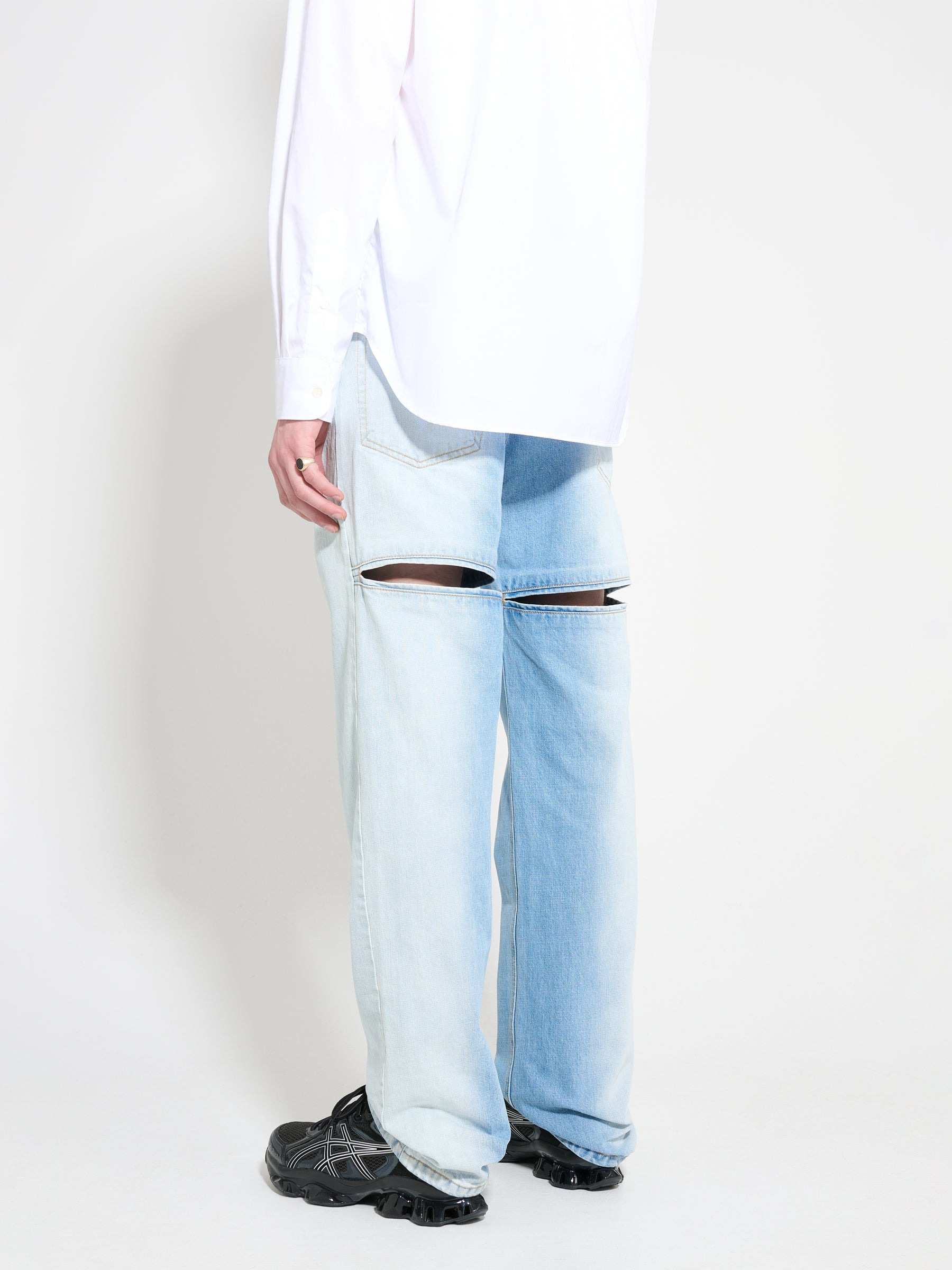 RANDOM IDENTITIES BACK SLASH JEANS SUNFADE - 2