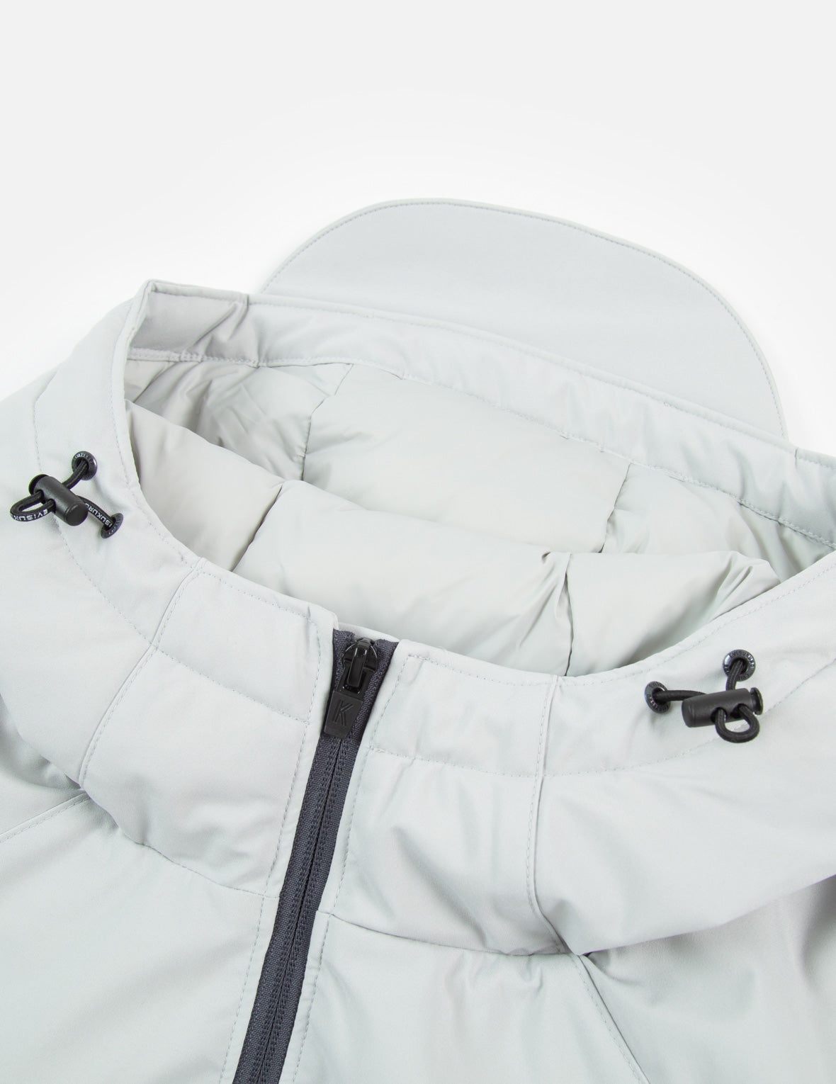 Moving Seagull PVC Patch Hooded Down Jacket - 8