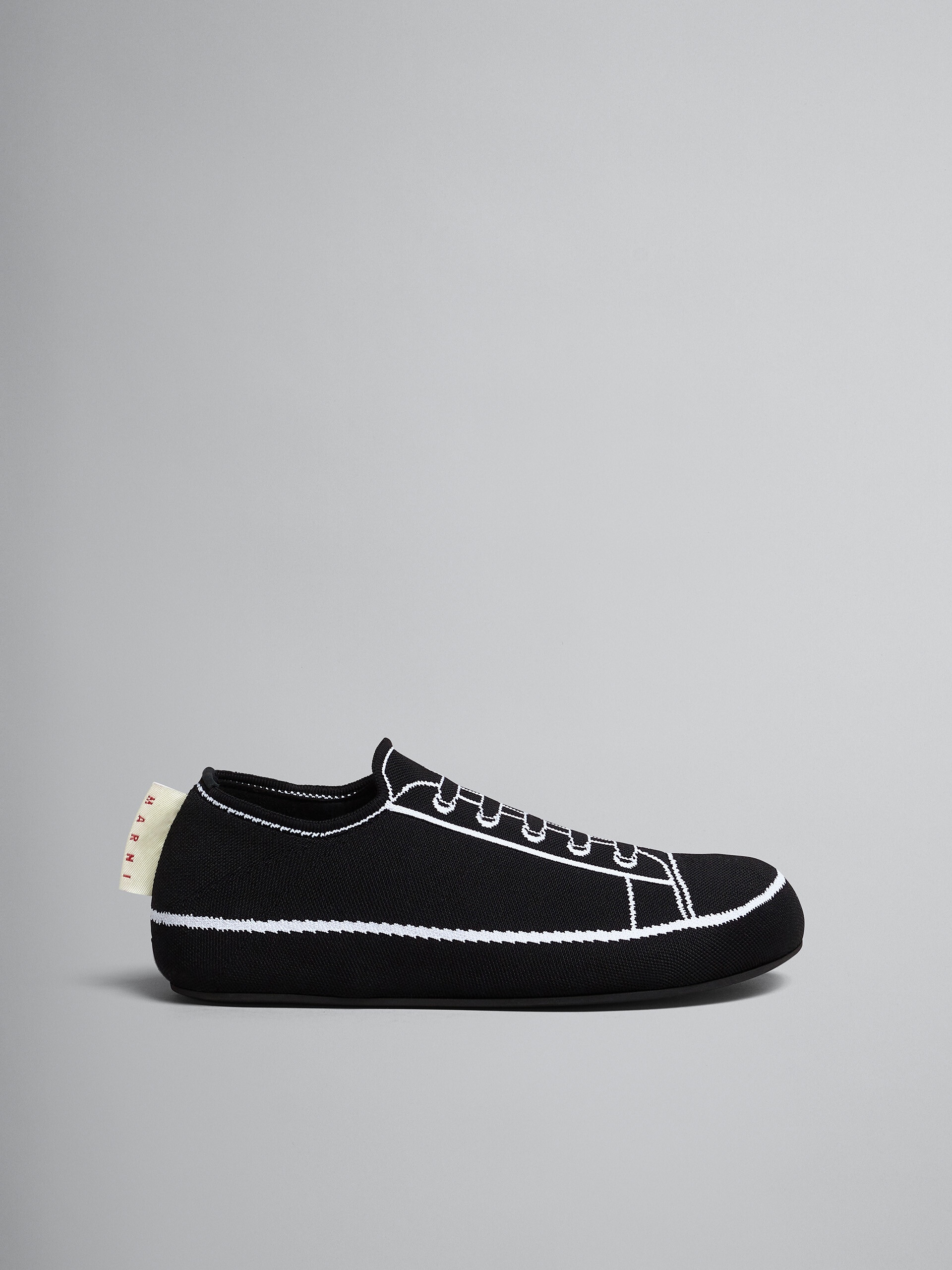 TROMPE L'ŒIL JACQUARD LOW-TOP SNEAKER - 1