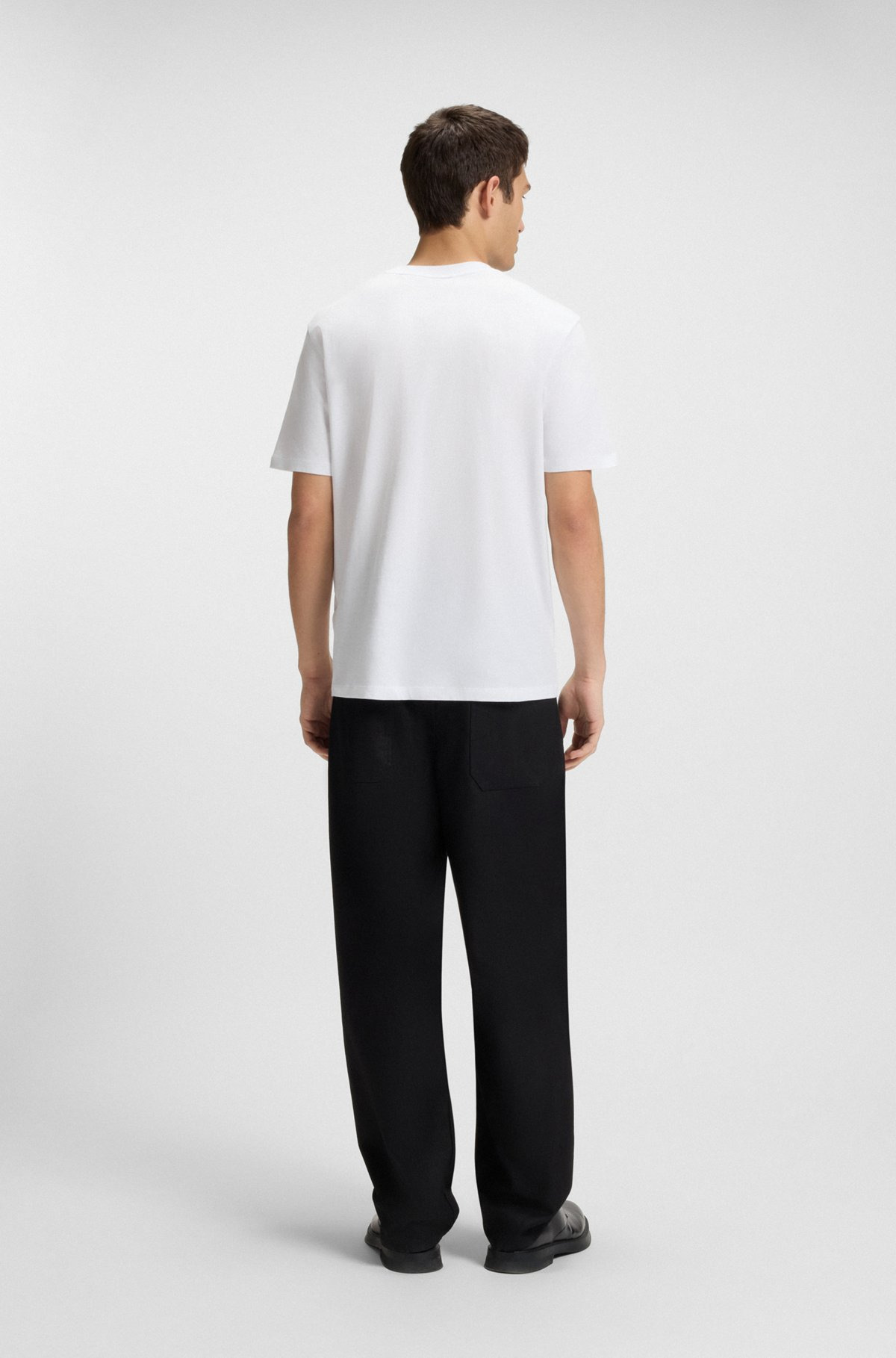 COTTON JERSEY T-SHIRT WITH MIXED-PRINT LOGO - 5