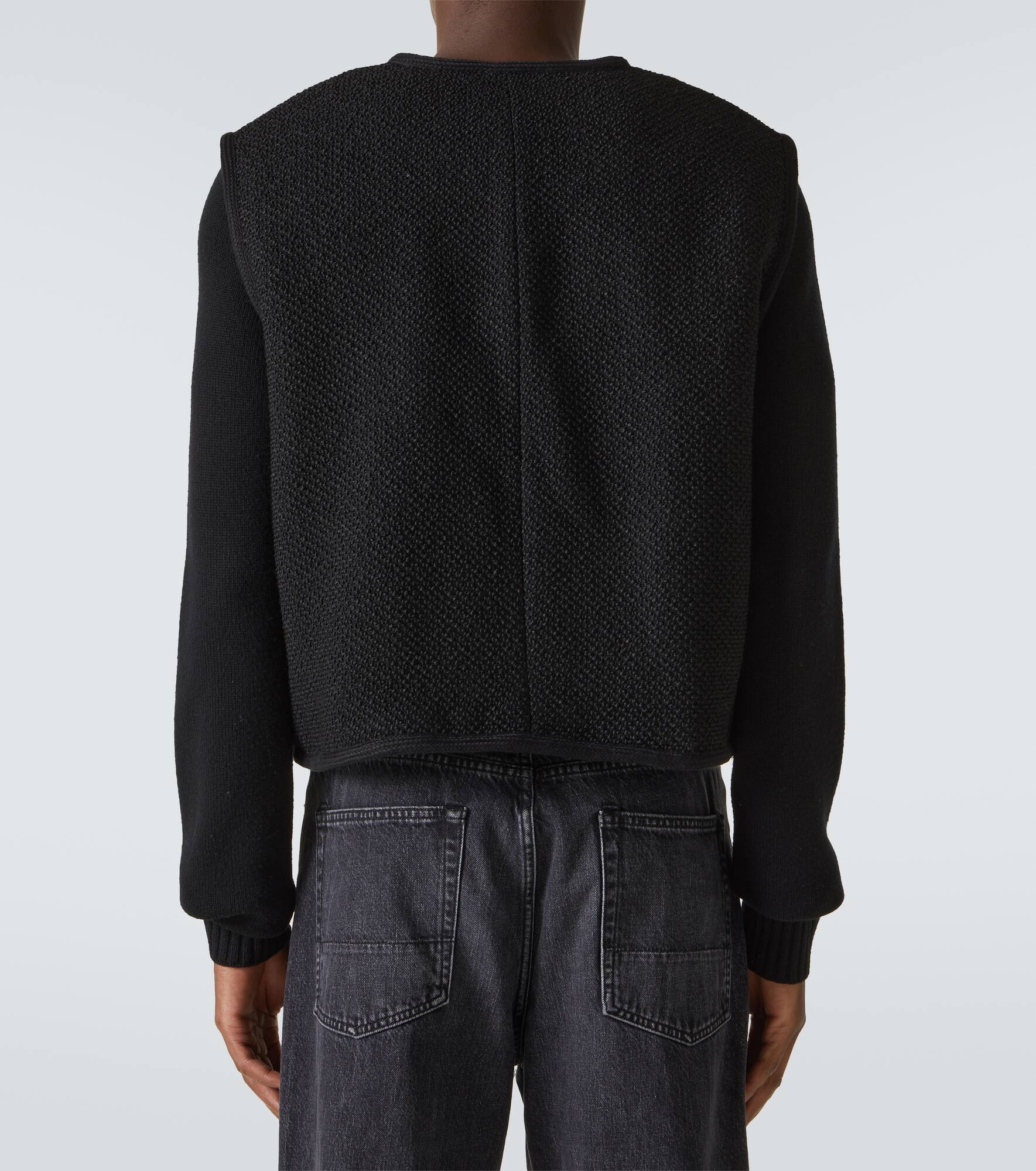 Faux shearling-lined vest - 4