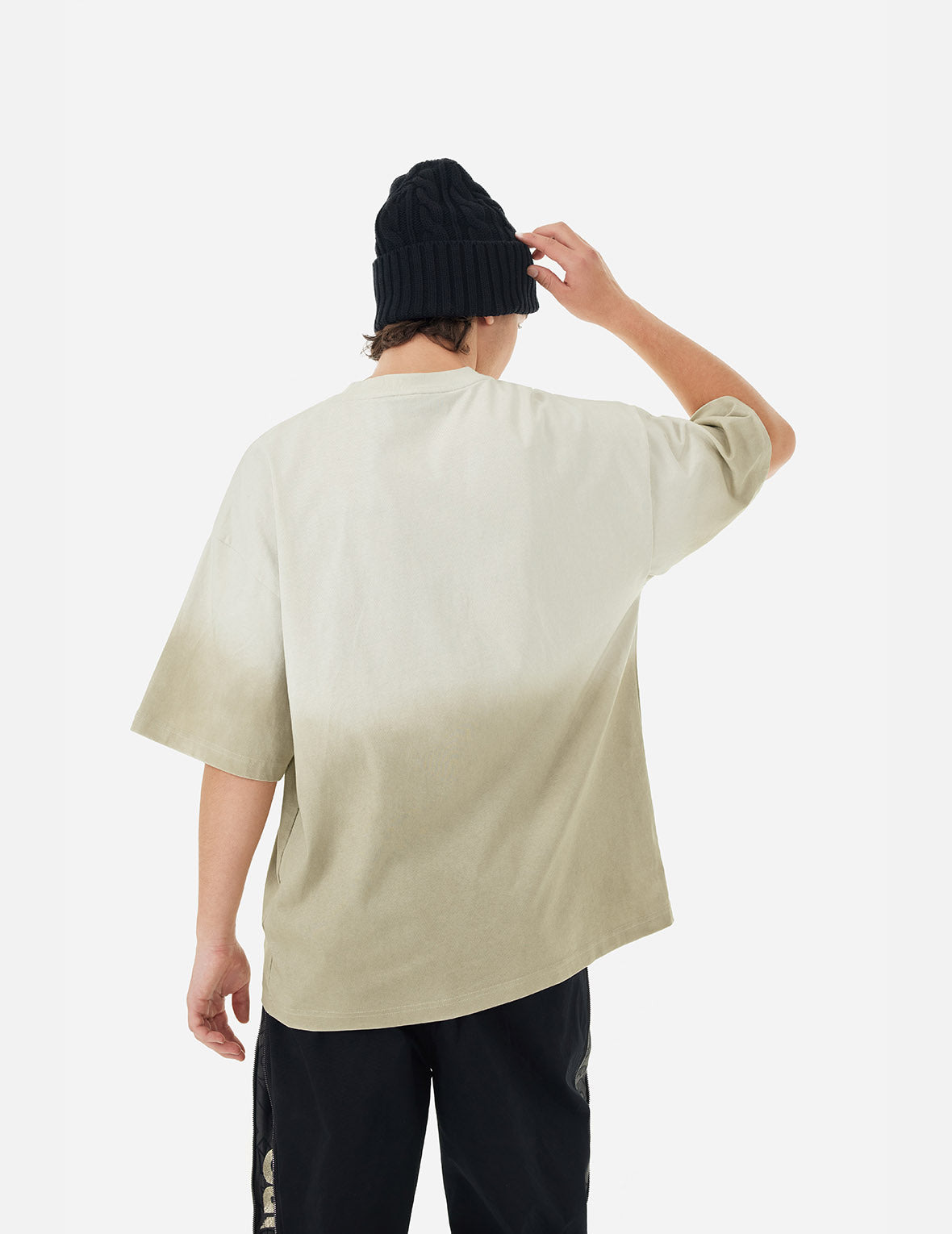 Tie-dye Logo Print and Embroidery Oversized T-shirt - 10