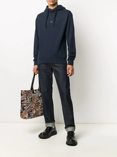 A.P.C. Larry logo print hoodie outlook