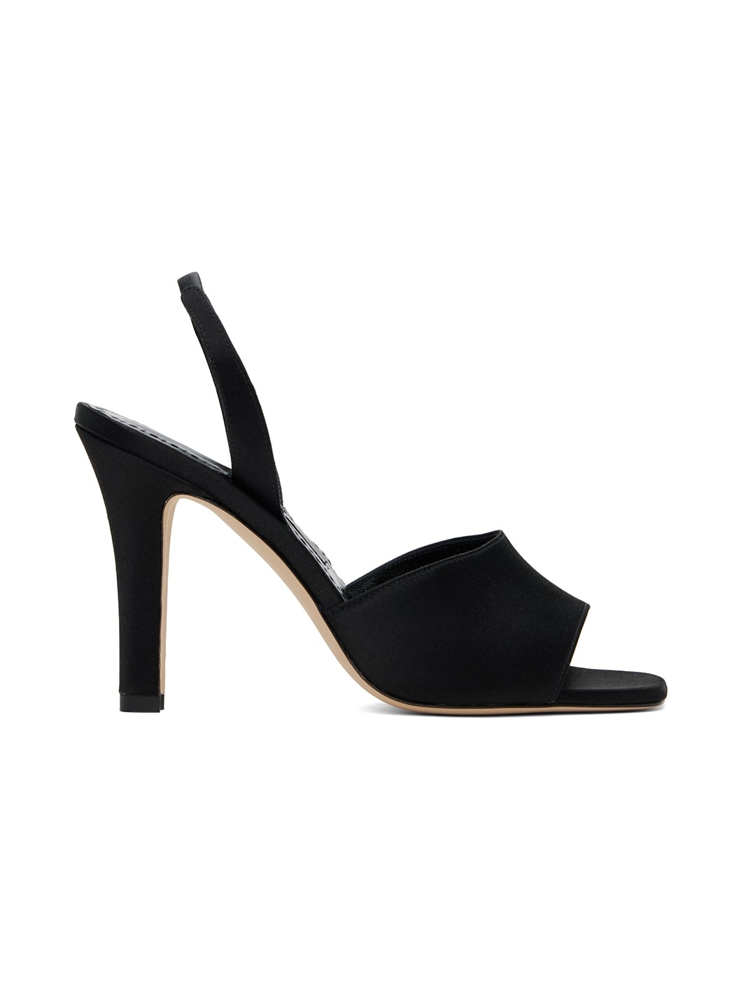 Black Clotilde Heeled Sandals - 1