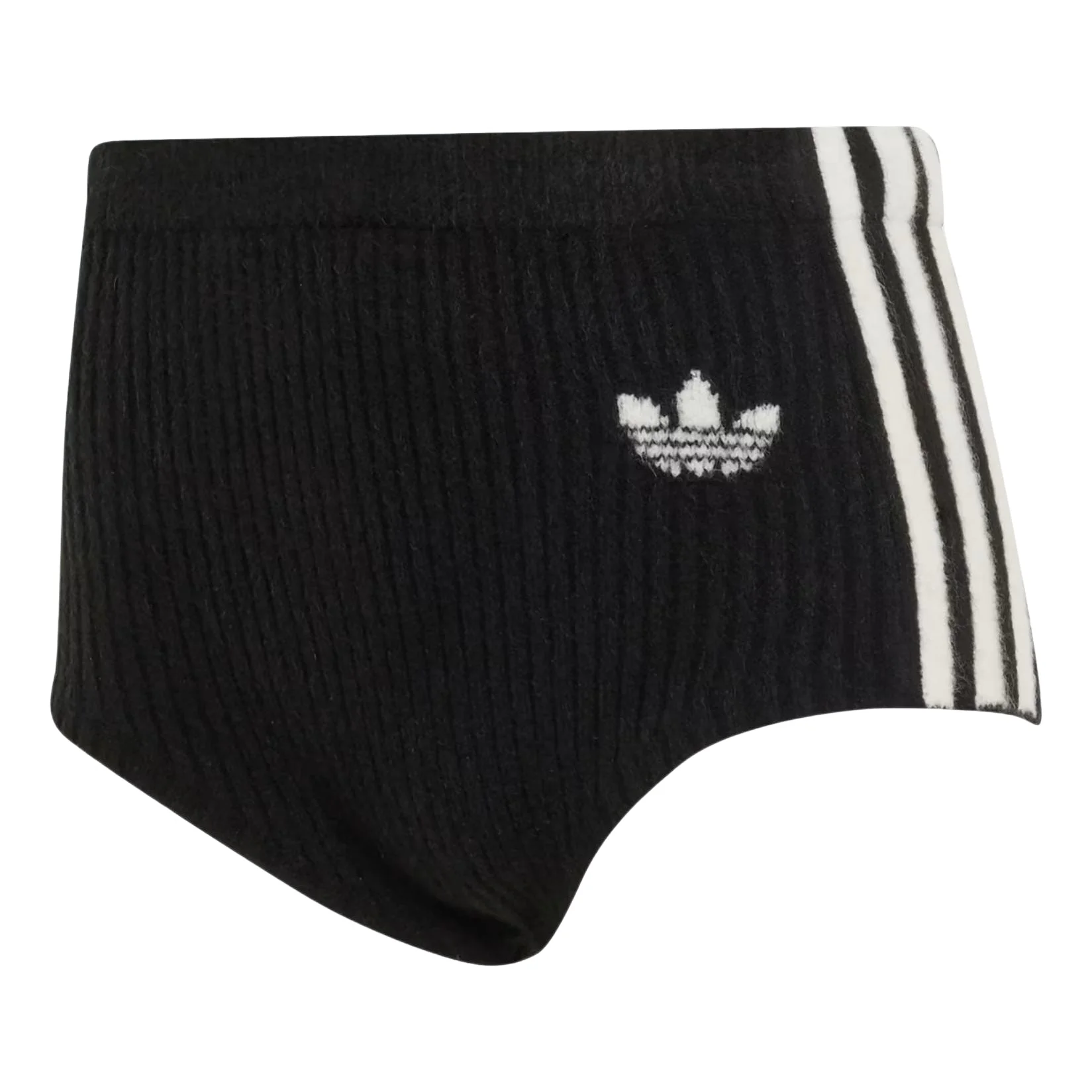 (WMNS) adidas x Jennie Knitted Short Shorts Asia Sizing 'Black' LD8935 - 1