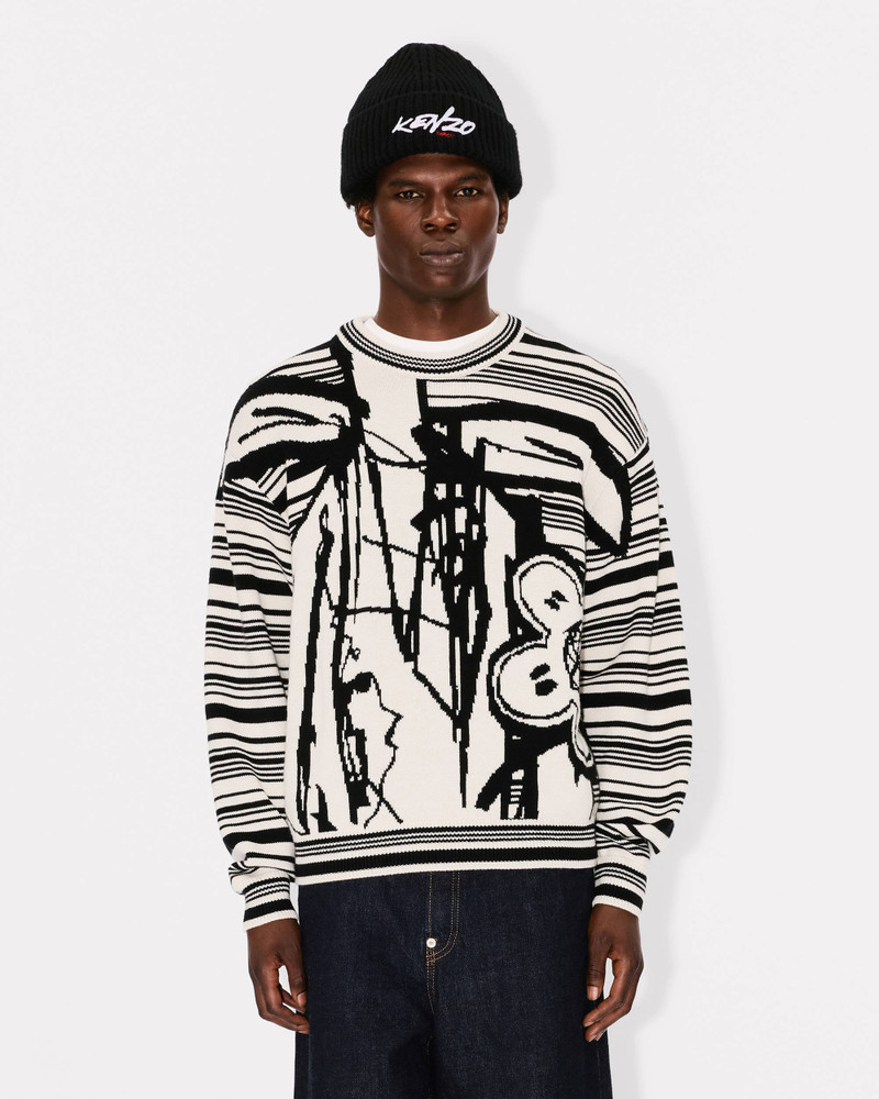 'Kenzo x Futura 2000' jumper in wool and cotton 3