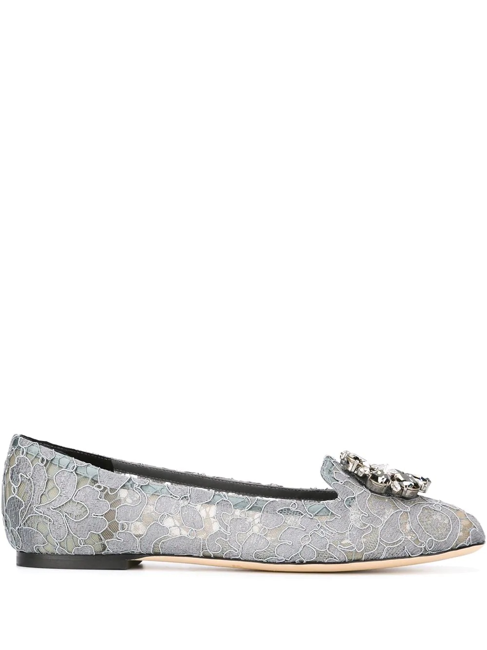 Vally Taormina lace ballerina shoes - 1