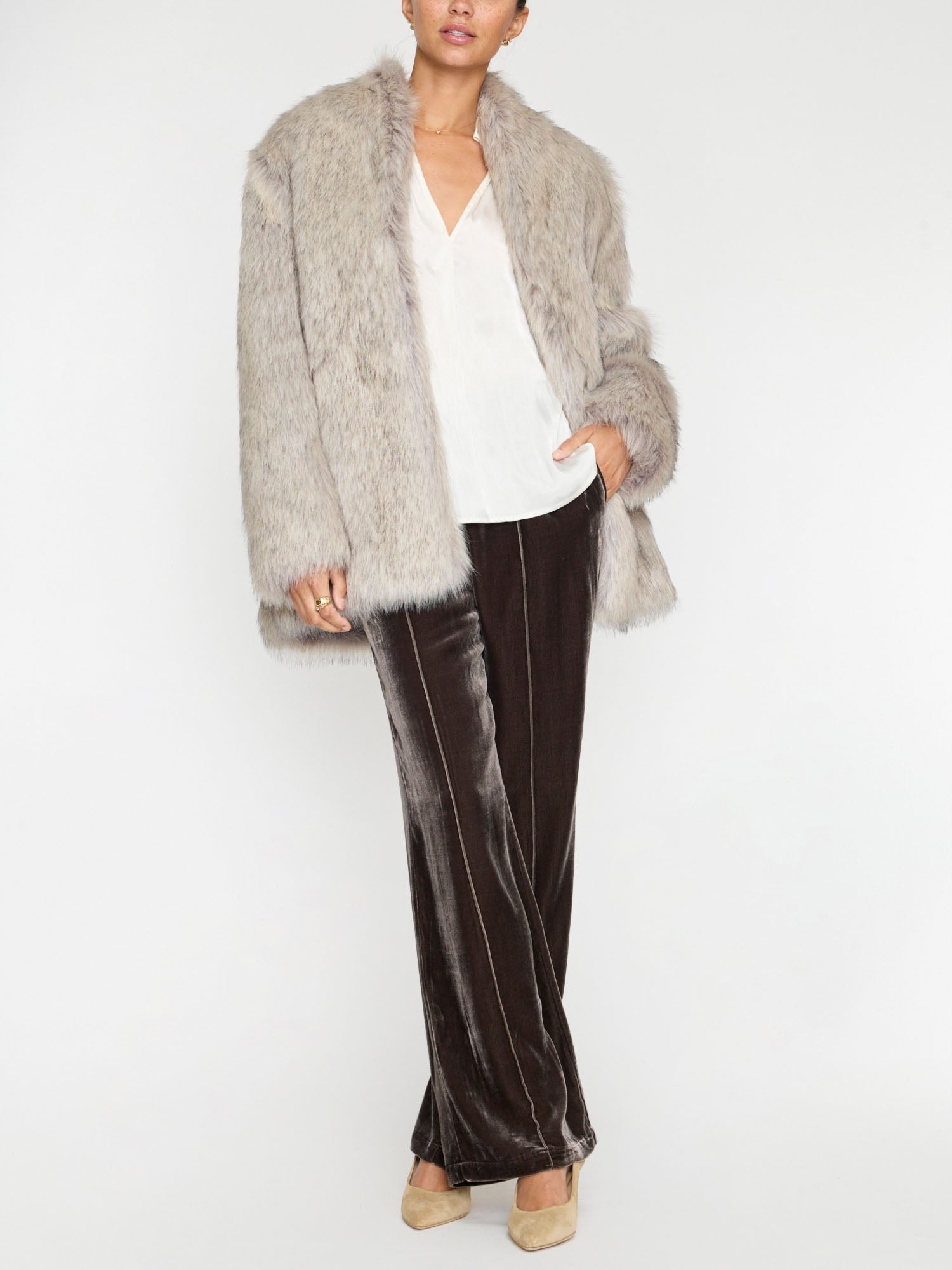 The Faye Faux Fur Jacket - 6