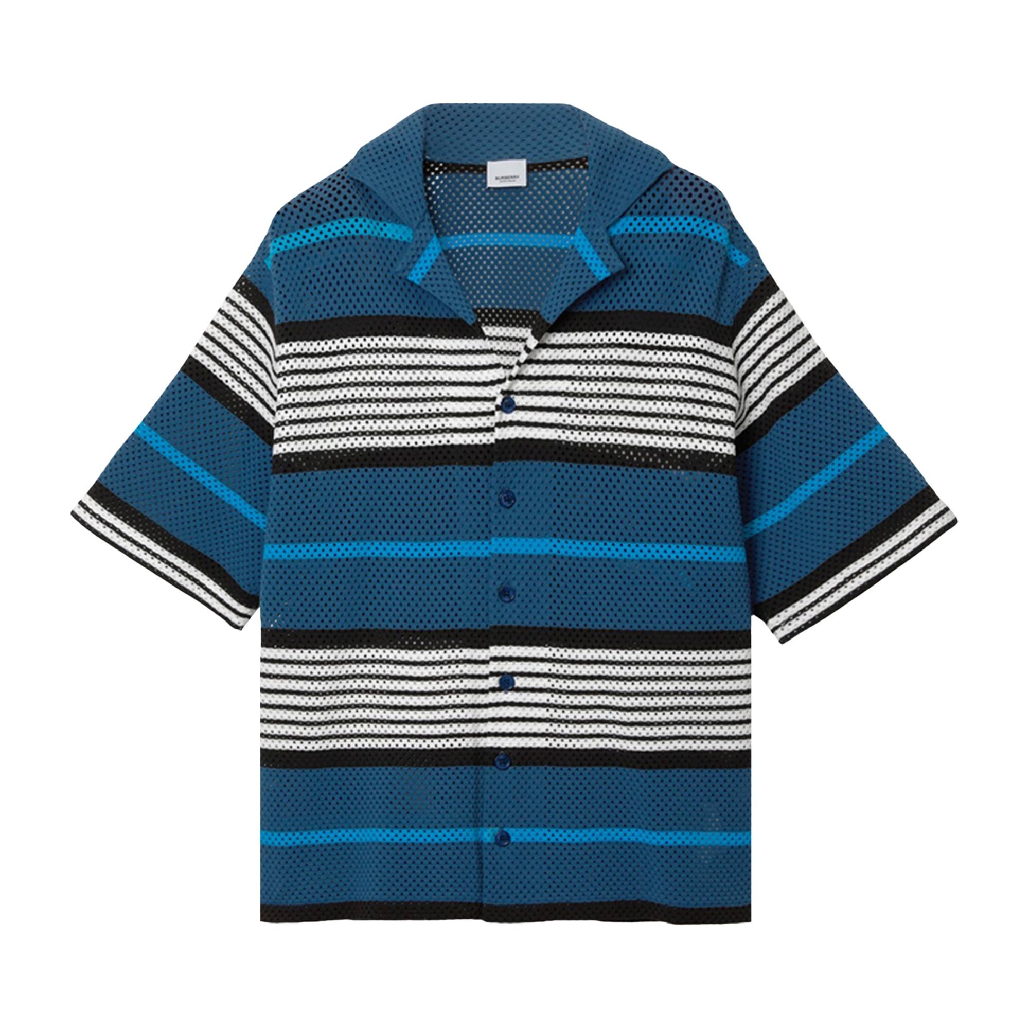 Burberry Knit V Neck 'Rich Navy' - 1
