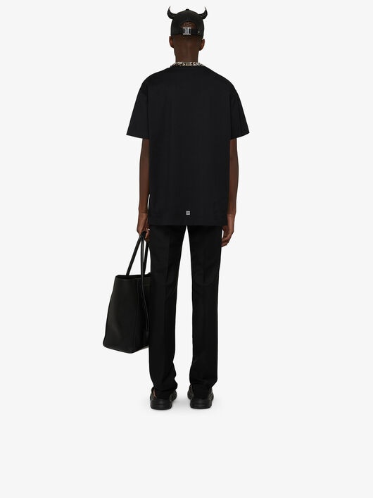 GIVENCHY OVERSIZED T-SHIRT WITH TROMPE-L'OEIL EFFECT - 3