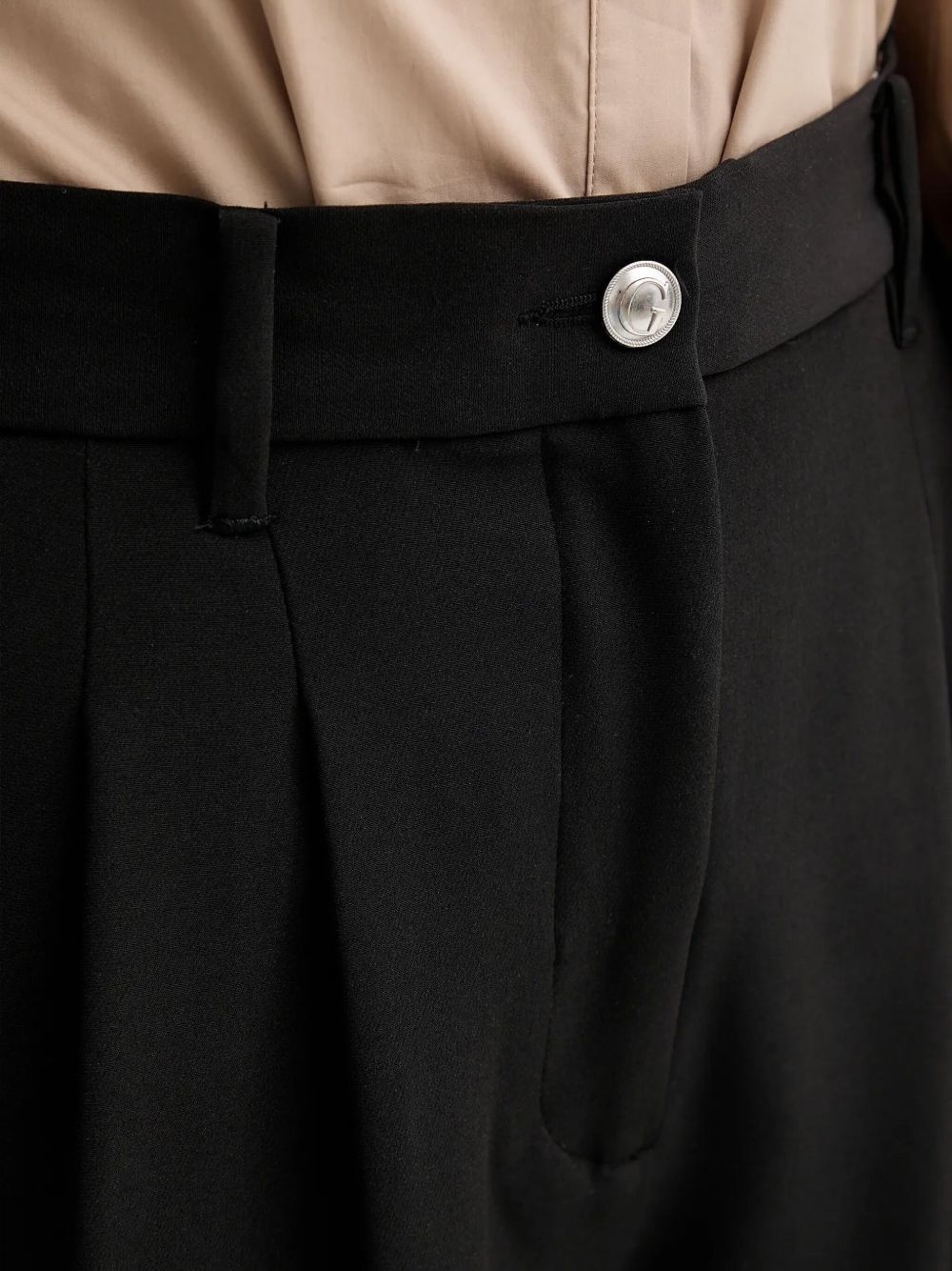 pleat-detail trousers - 4