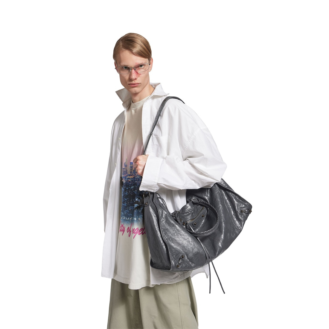 Men's Le City Travel Bag  in Volcanic Rock - 8