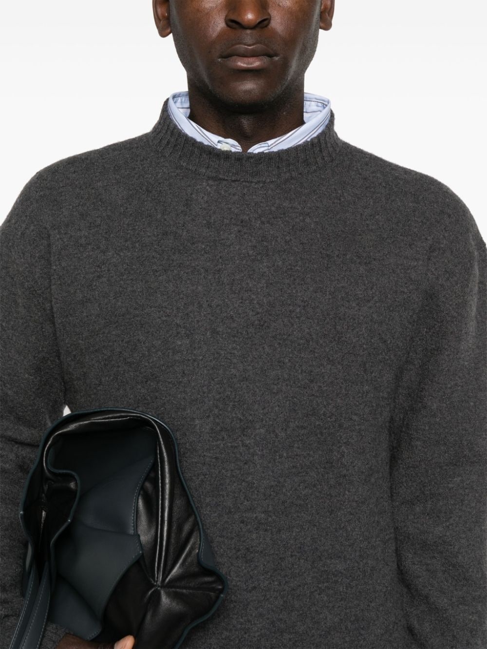 crew-neck wool jumper - 5