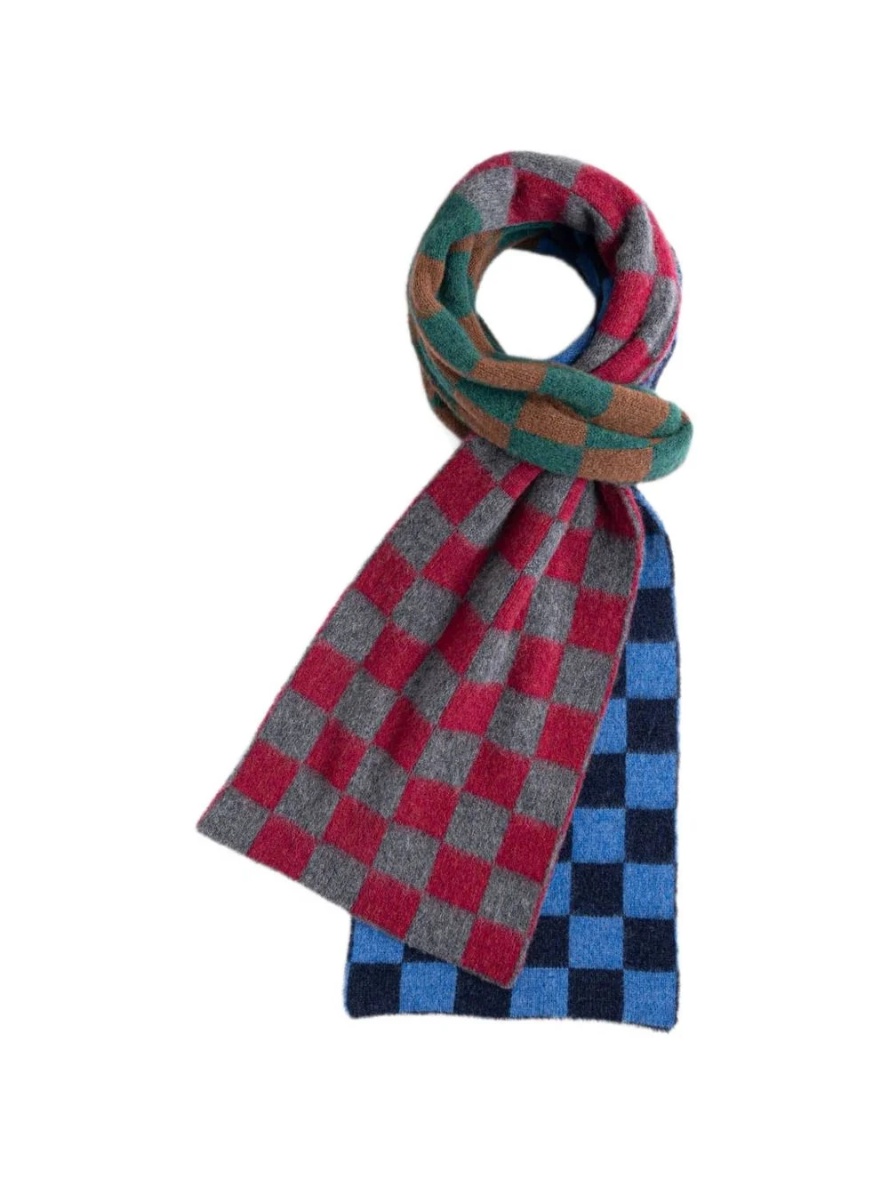Cosmic Checkerboard scarf - 1