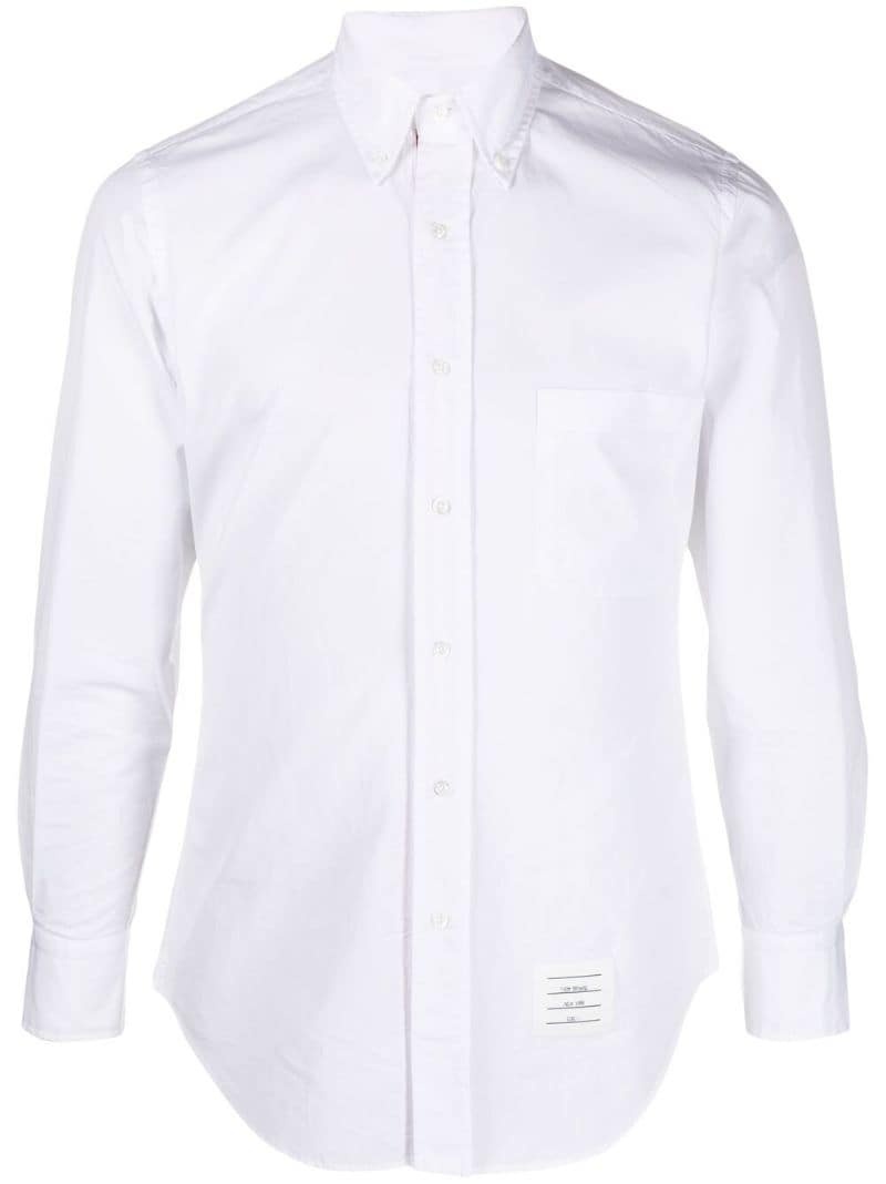 button-down RWB detail shirt - 1