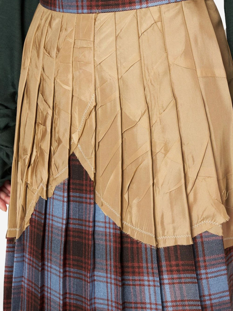 pleated panel mini skirt 3