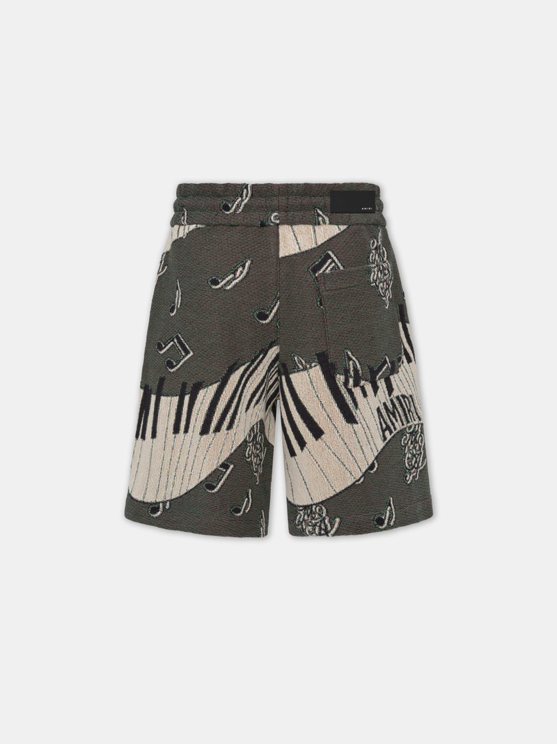 AMIRI PIANO KEYS TAPESTRY SHORT outlook
