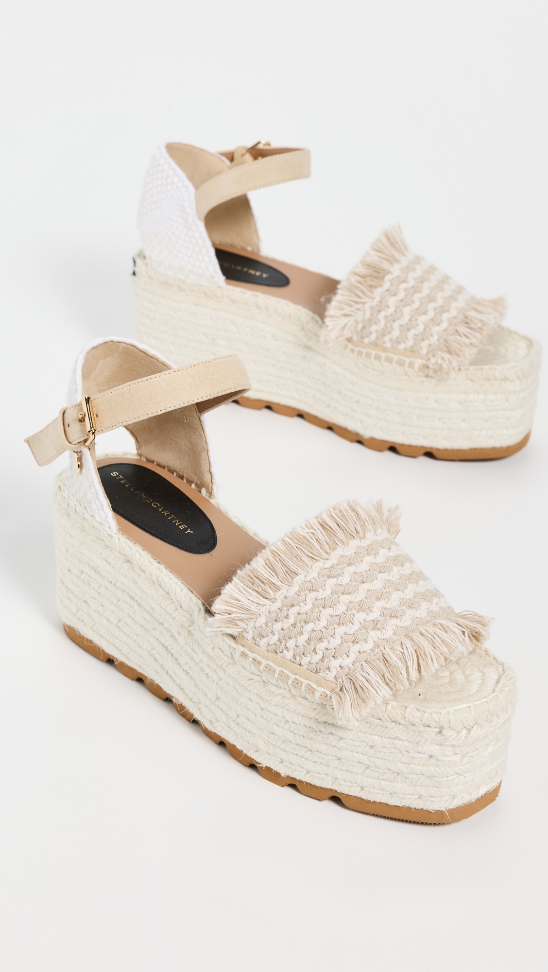 Gaia Jacquard Webbing And Alter Suede Espadrilles - 4