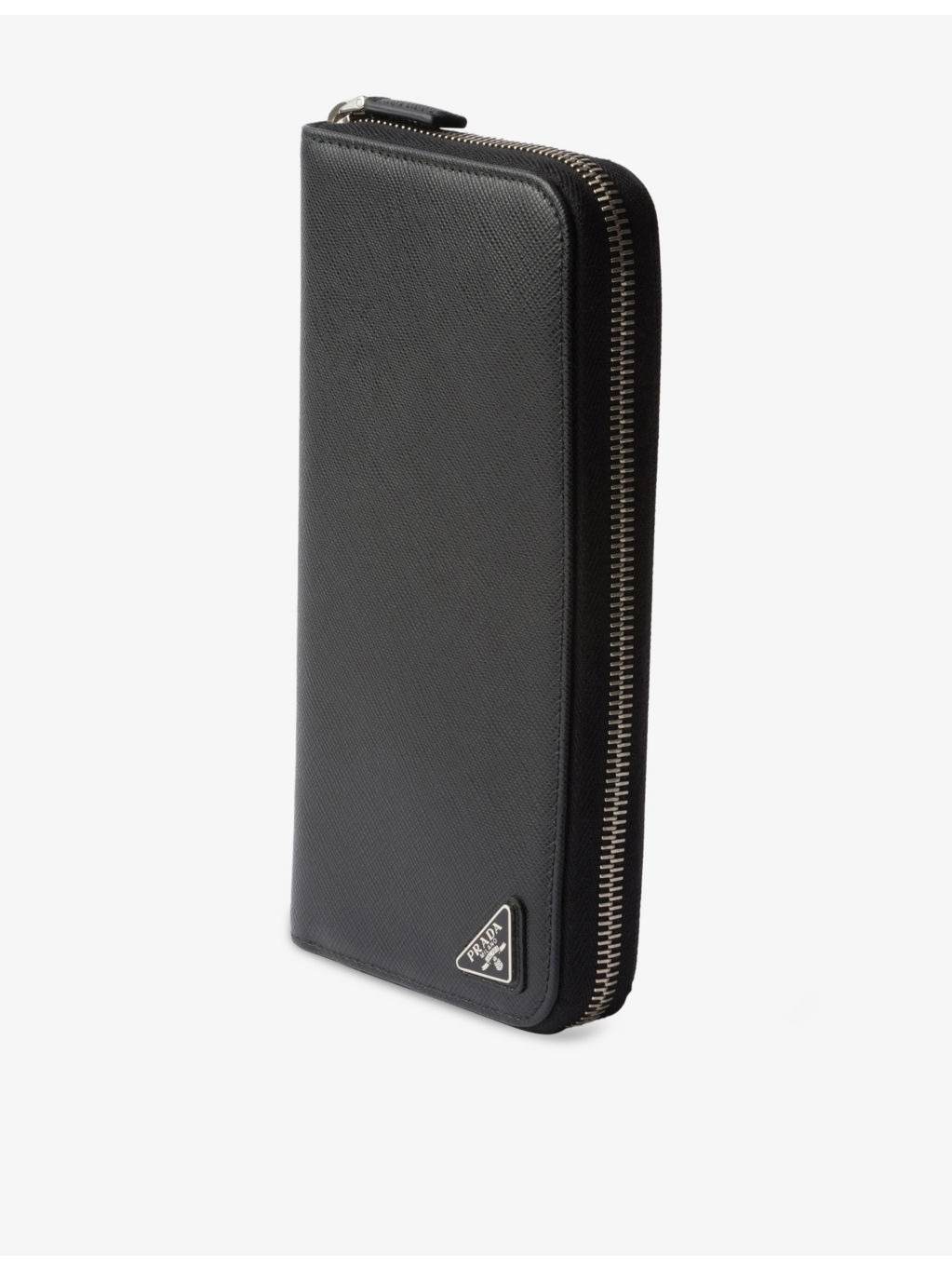 Saffiano Brand-Plaque Leather Wallet - 5