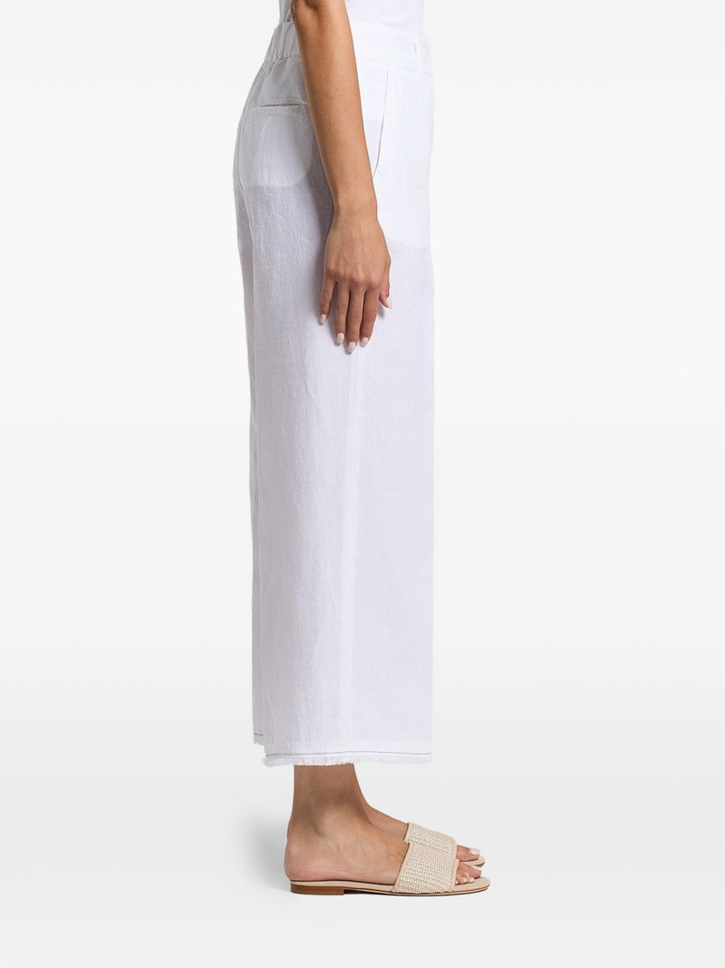 PESERICO frayed-hem trousers outlook