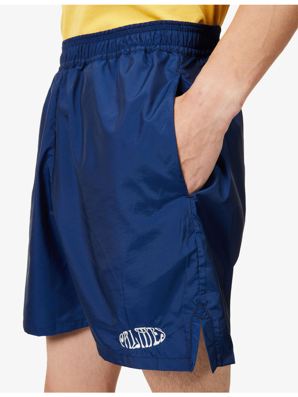 Oval Embroidered-Logo Woven Tennis Shorts - 5