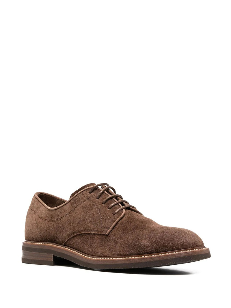 Brunello Cucinelli suede Oxford shoes outlook