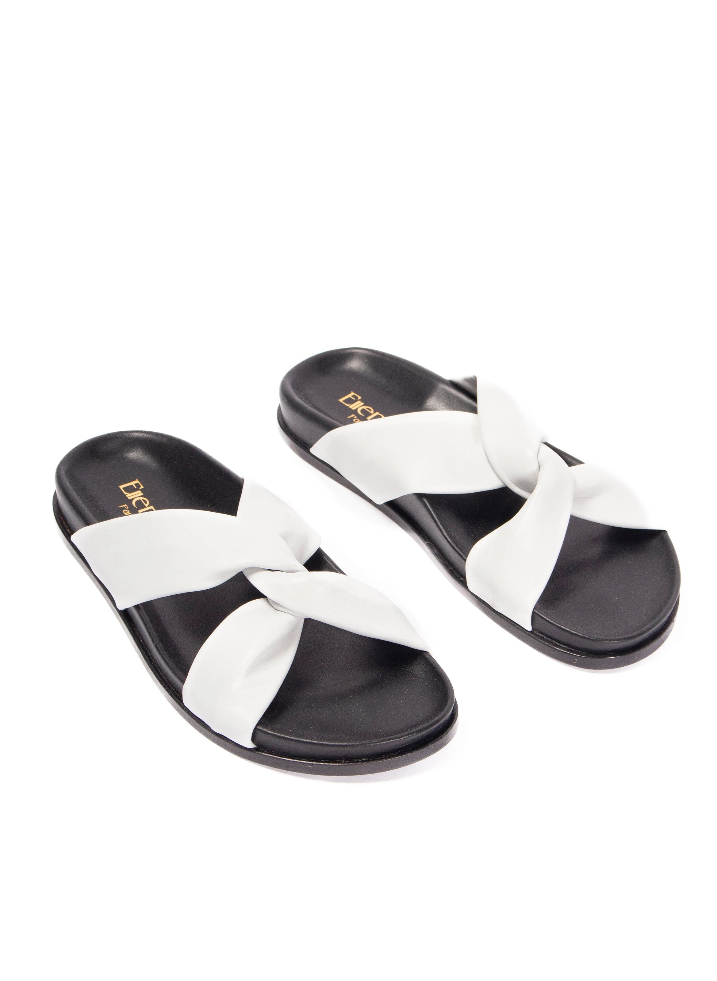 Tresse Sandal Black/White - 2