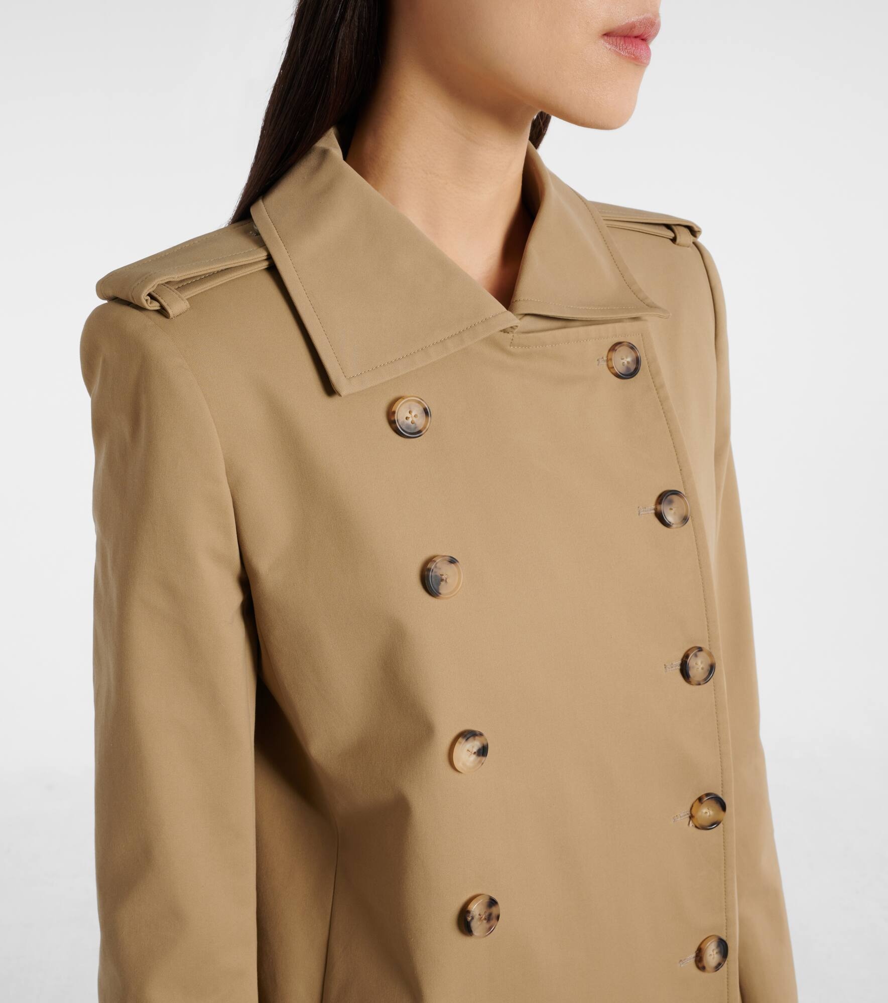 Mallory double-breasted trench coat - 4