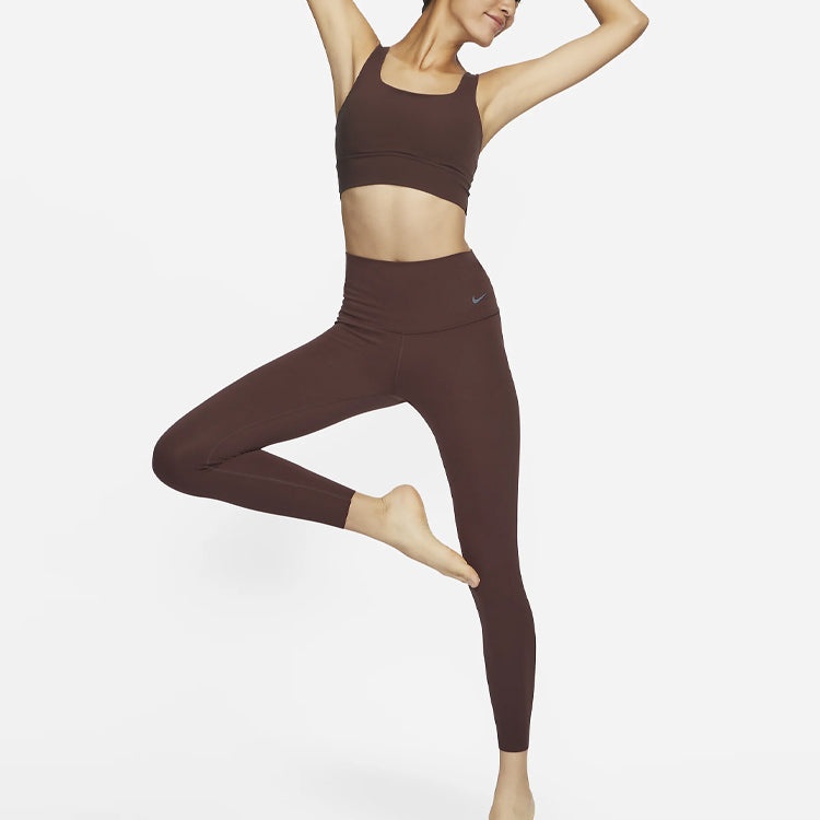 (WMNS) Nike Zenvy Gentle-Support High-Waisted Leggings 'Earth' DQ6016-227 - 3