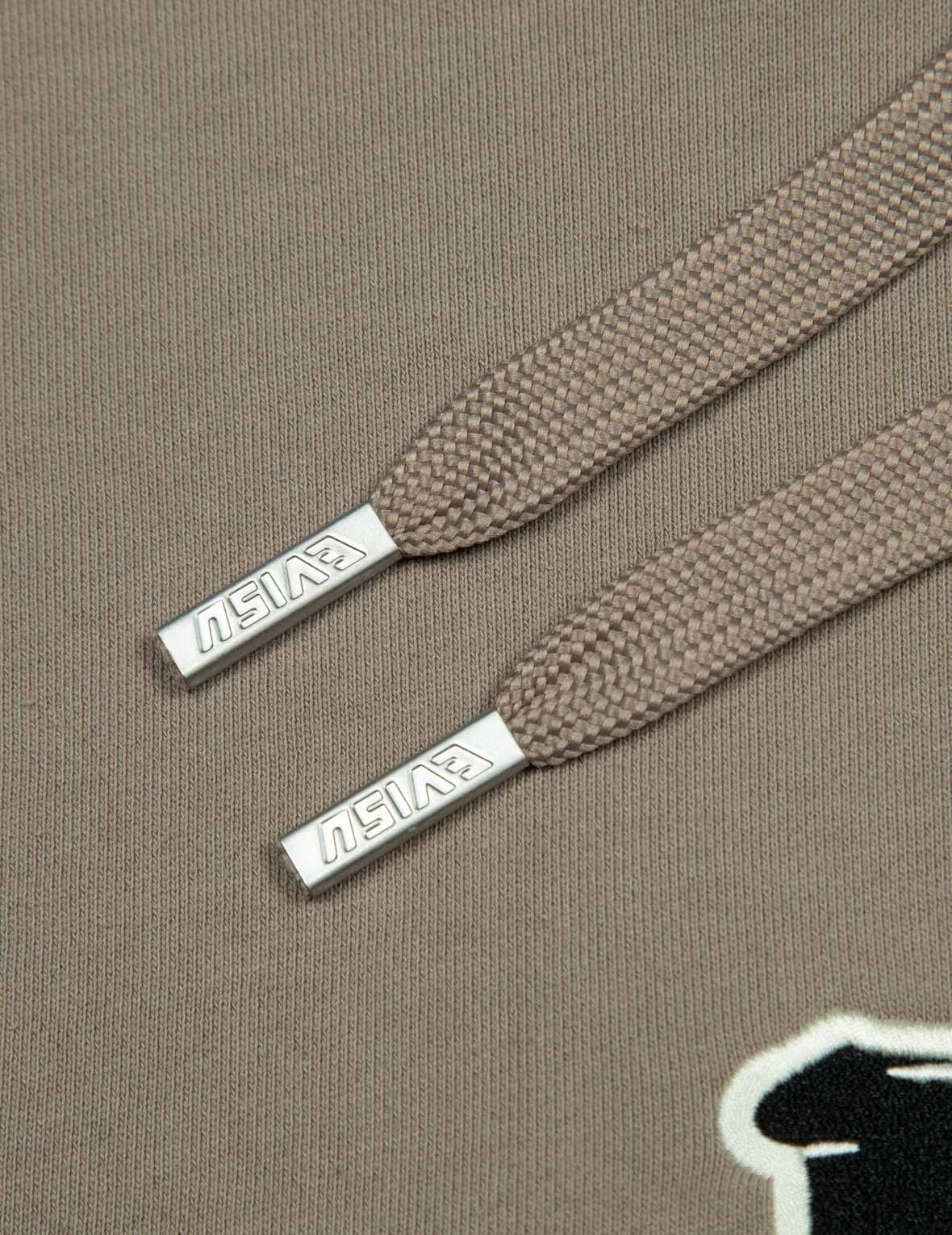 SNOWFLAKE AND KAMON EMBROIDERY RELAX FIT HOODIE - 5