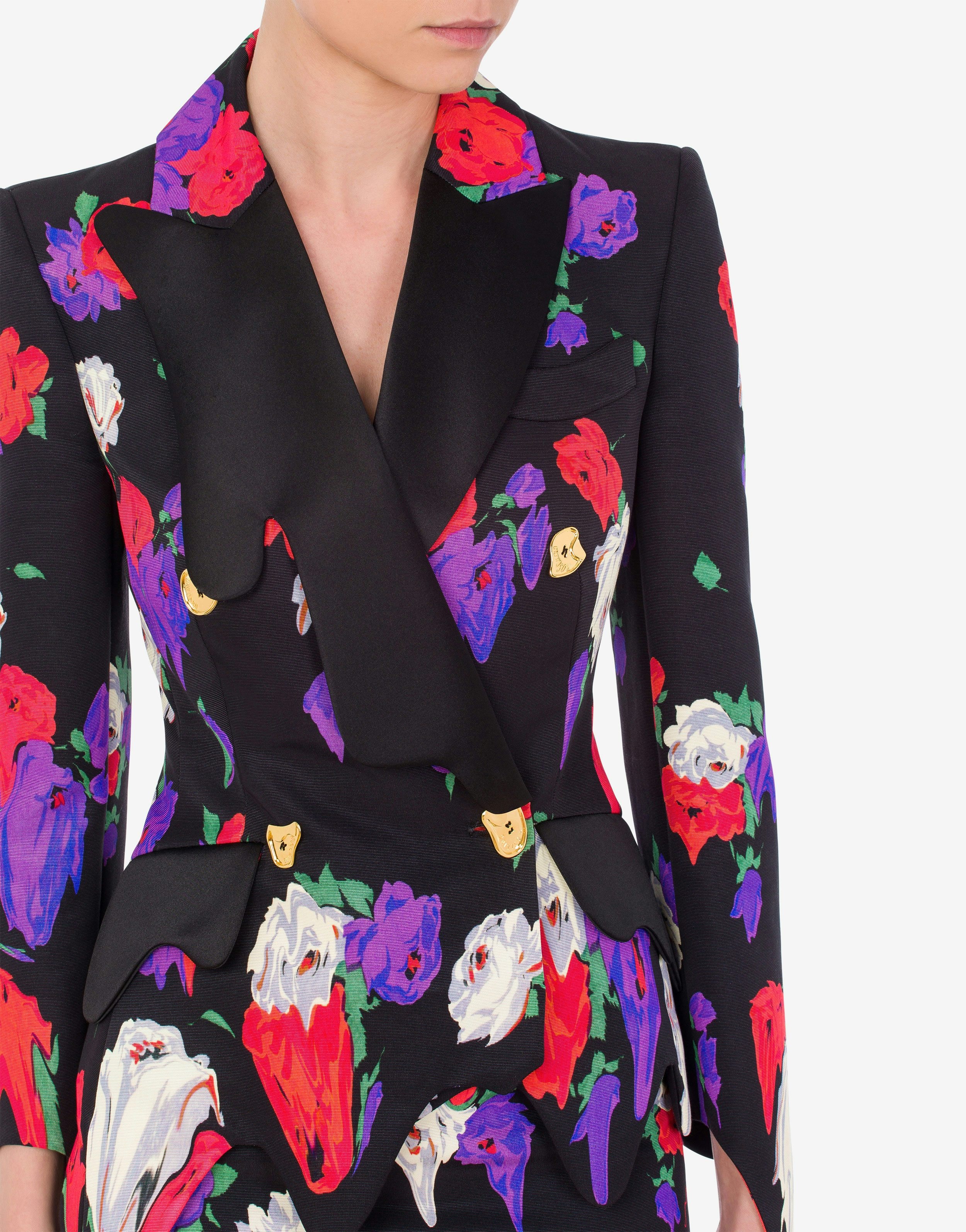 MORPHED FLOWERS OTTOMAN JACKET - 4