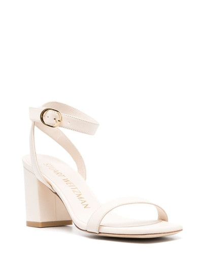 Stuart Weitzman 75mm block-heel ankle-strap sandals outlook