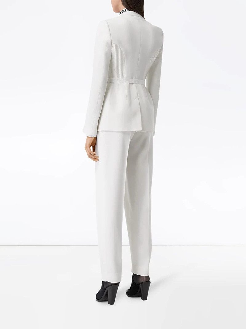 single-breasted belted blazer 4