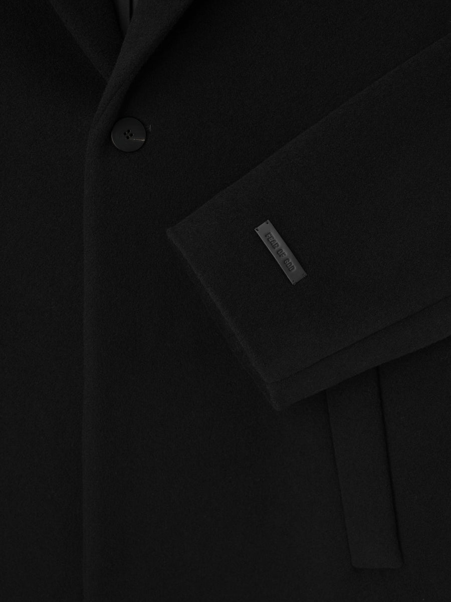 Melton Wool Relaxed Coat - 5