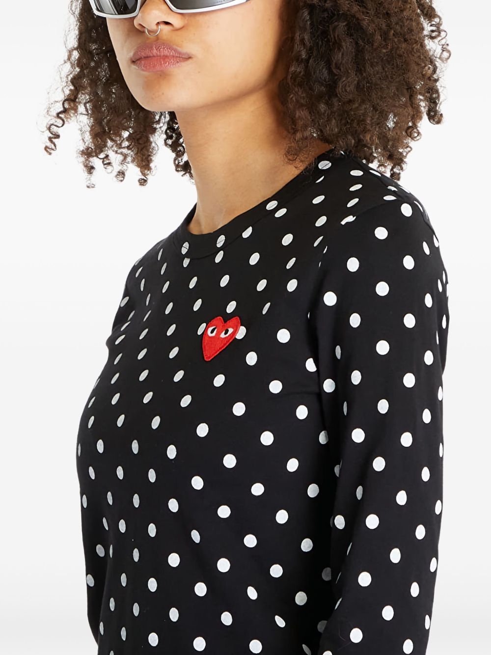polka-dot T-shirt - 4