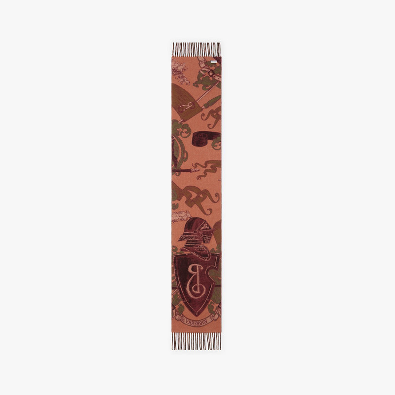 Etched Knight Cashmere Scarf 5