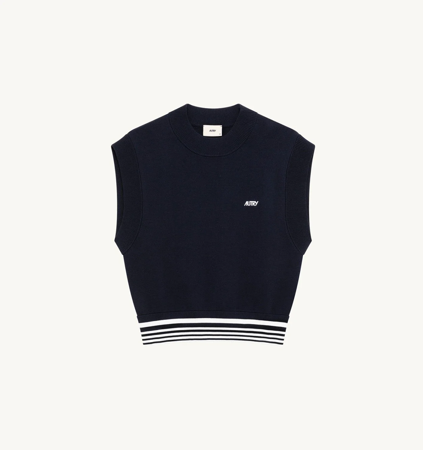 KNITTED VISCOSE TOP WOMAN - 1