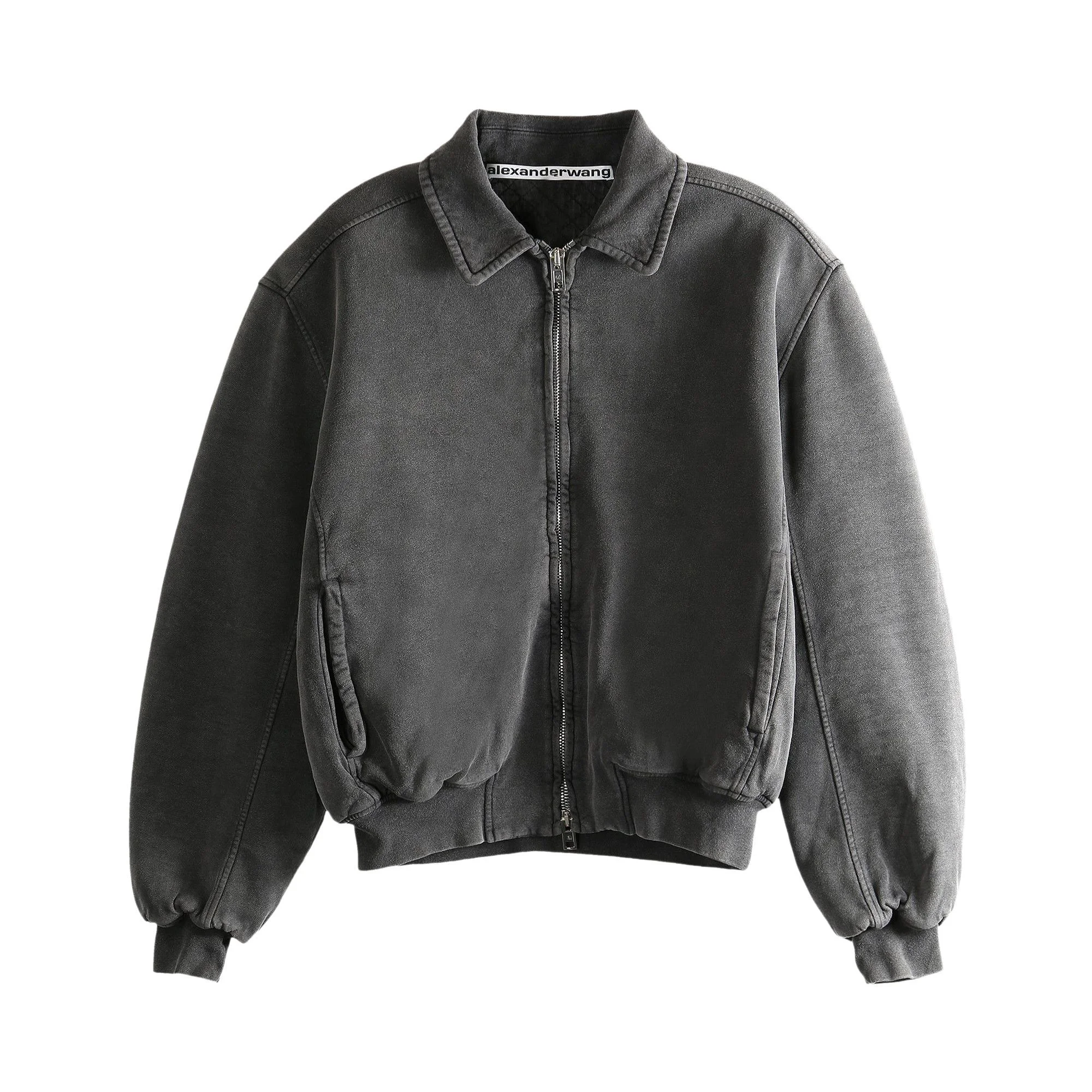 Alexander Wang Moto Jacket 'Washed Asphalt' - 1