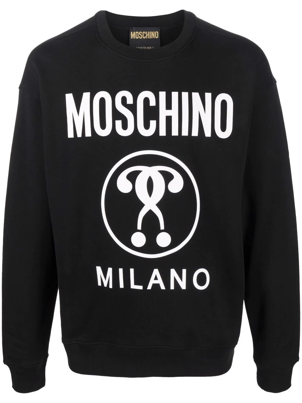 logo print sweatshirt - 1