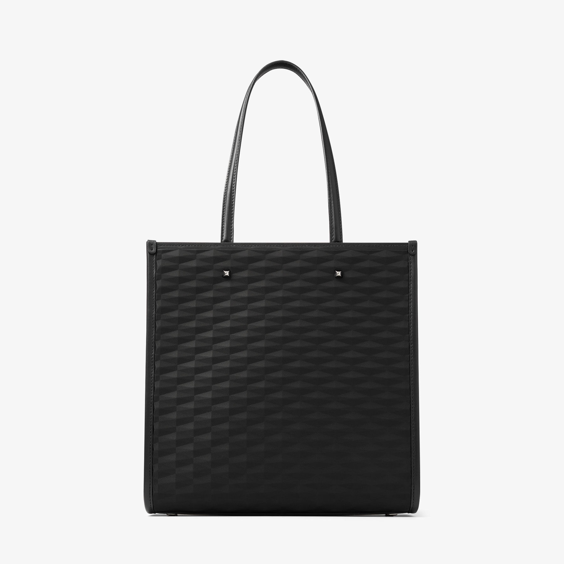 Diamond Tote/m
Black Diamond Embossed Nylon Tote Bag - 5