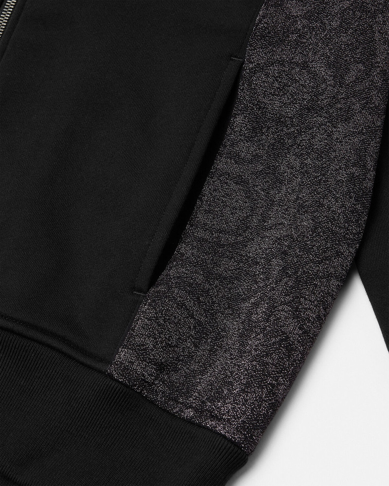 Barocco Jacquard Lurex Zip 스웨터 4