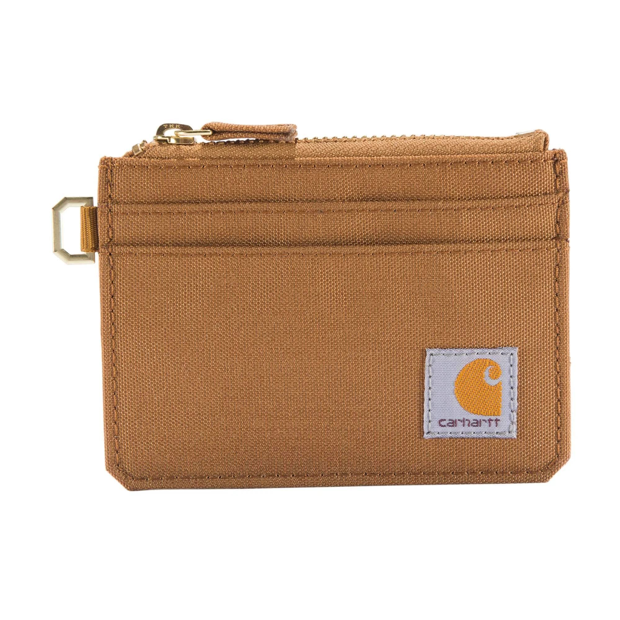 Nylon Duck Zippered Card Keeper Wallet - 1
