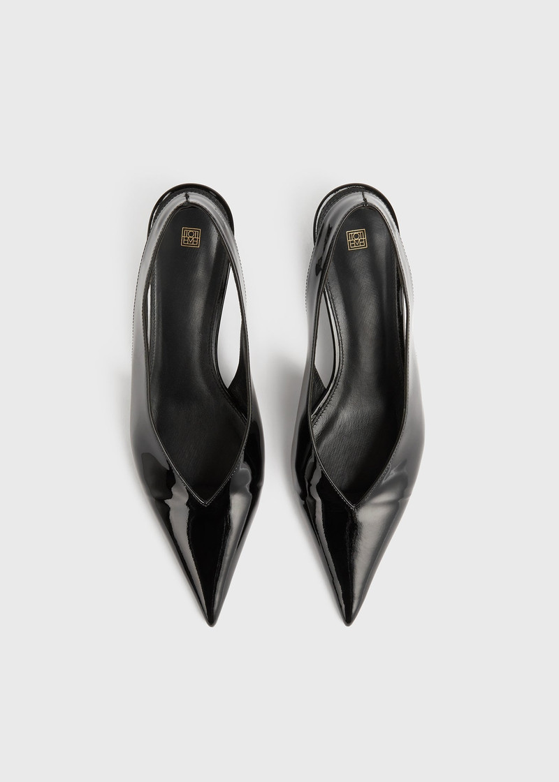 The Wedge-Heel Slingback black 4