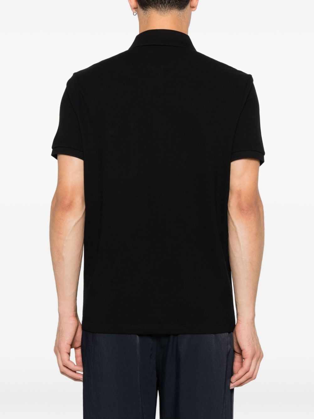 half-zip patch-pocket polo shirt - 3