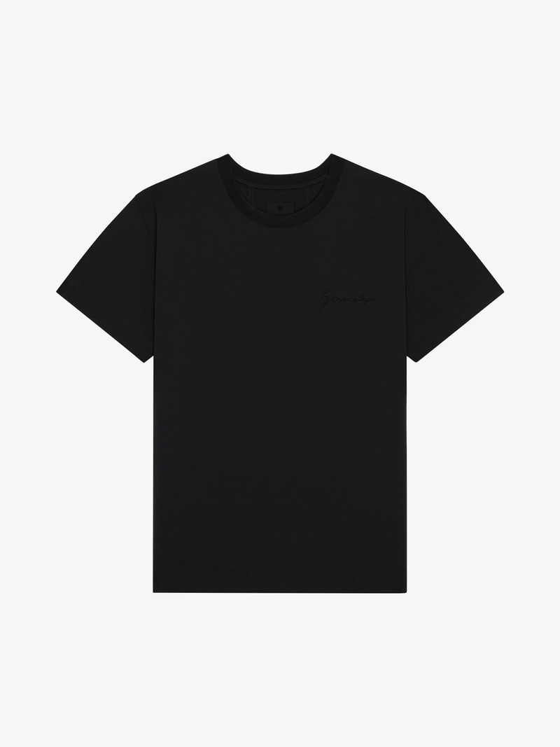 GIVENCHY SIGNATURE를 가진 COTTON에 있는 T-SHIRT - 1