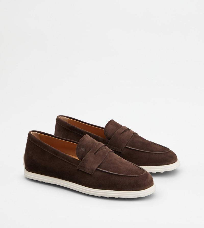 LOAFERS IN SUEDE - BROWN 2