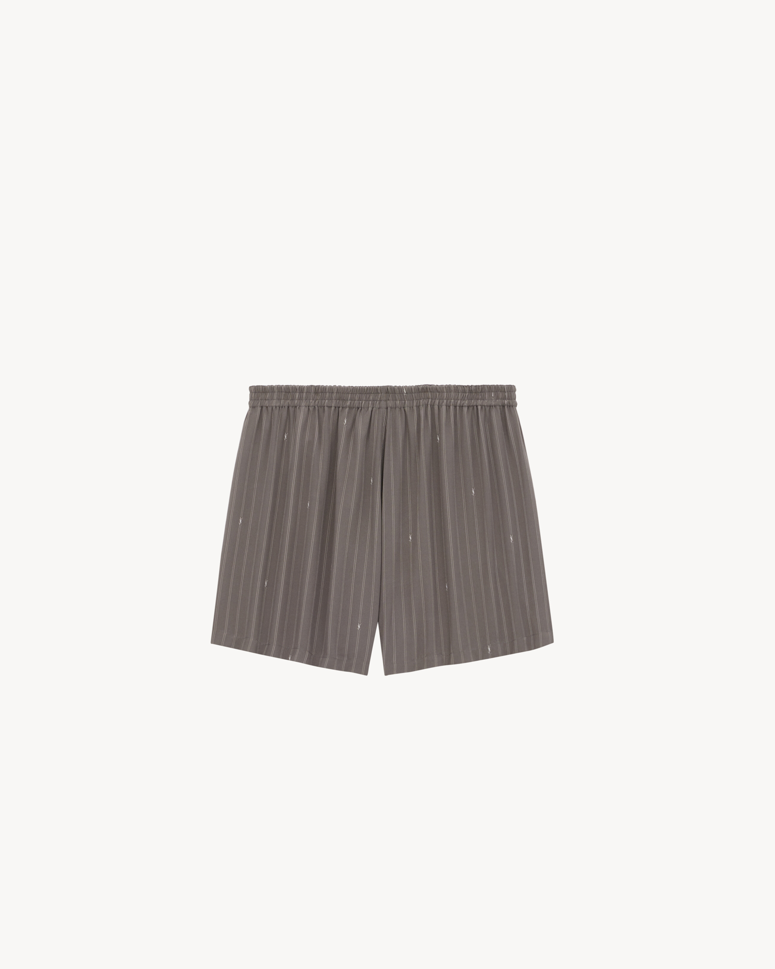 CASSANDRE SHORTS IN STRIPED SILK CREPE DE CHINE - 2